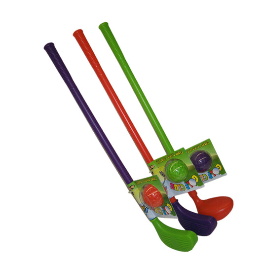 2 x Kids golf sets with ball & stick.