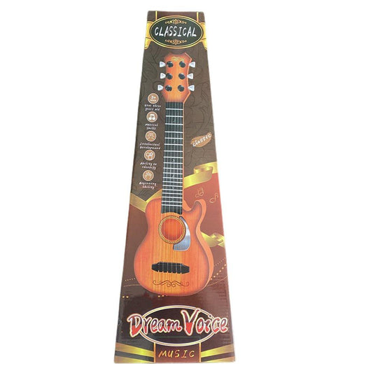 Toy guitar.