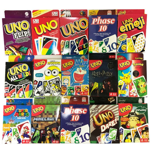 Classic UNO Playing Cards â Assorted â Family Fun for All Ages! - CLASSIC PLAIN.