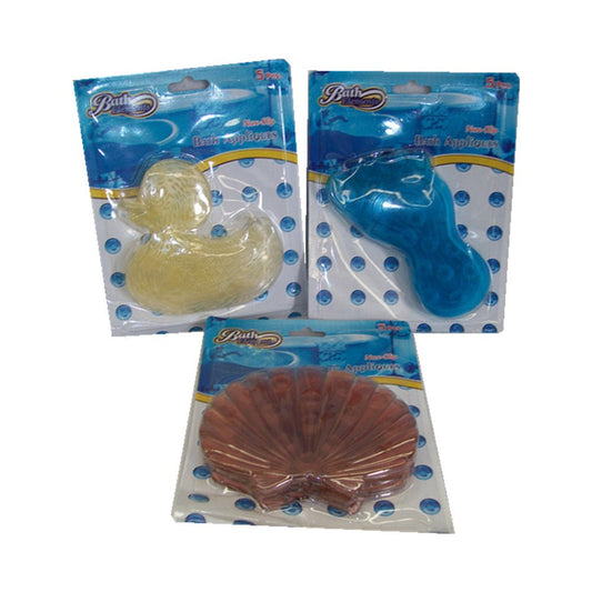 3 Pcs of Bath applique 5 pcs on card - Duck.