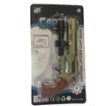 8 shots toy cap gun with 144 free caps - Black.
