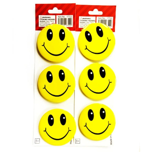Smiley face badges - Medium 3.9cm.