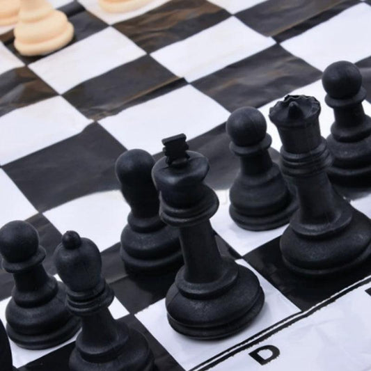 Large PVC Chess Set â Durable, Lightweight & Perfect for Indoor/Outdoor Play.