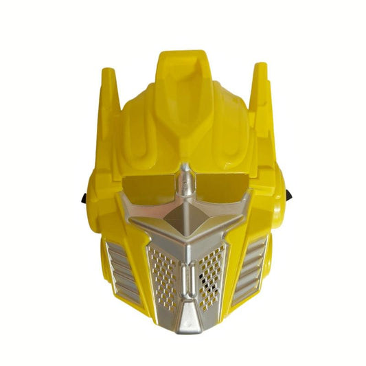 2 x Yellow Transformer Masks â Kids Costume Roleplay Helmet Inspired by Bumblebee.