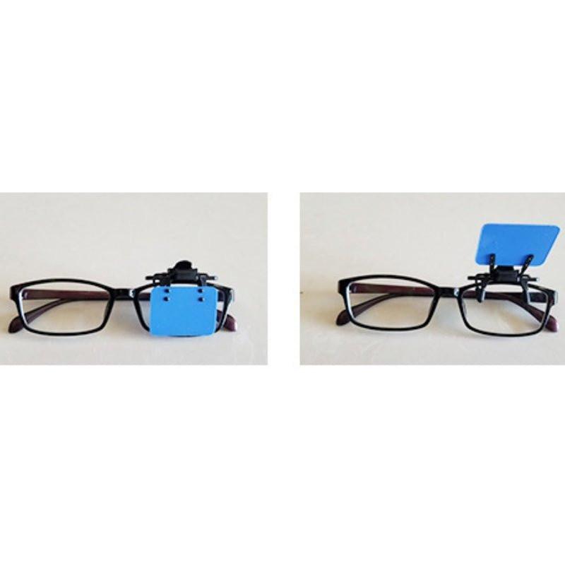 ISSF Flip-Up Eyeshield Sport Shooting Eye Shield Aim Blocker Targeting Sight Cover Blinding - Blue-Vertical 3x4cm.