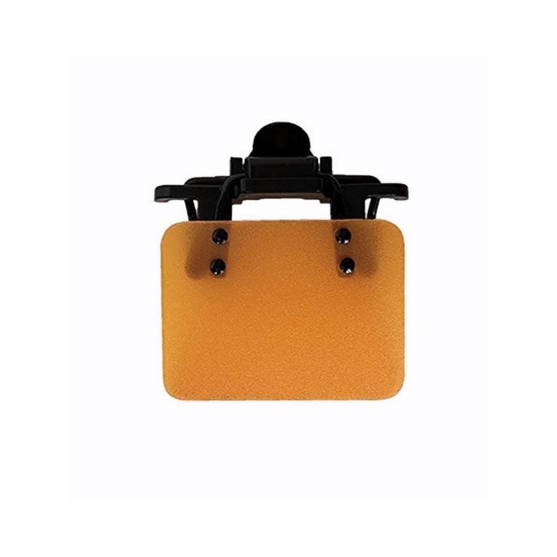 ISSF Flip-Up Eyeshield Sport Shooting Eye Shield Aim Blocker Targeting Sight Cover Blinding - Blue-Vertical 3x4cm.