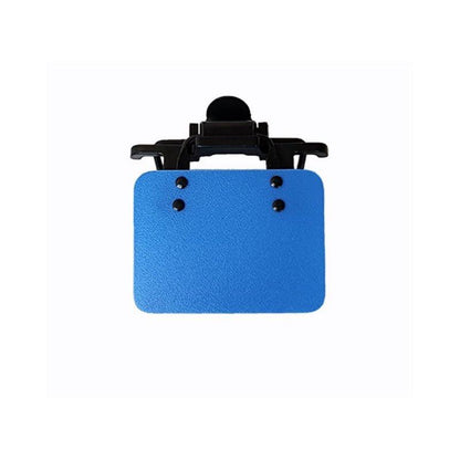 ISSF Flip-Up Eyeshield Sport Shooting Eye Shield Aim Blocker Targeting Sight Cover Blinding - Yellow-Horizontal 4x3cm.