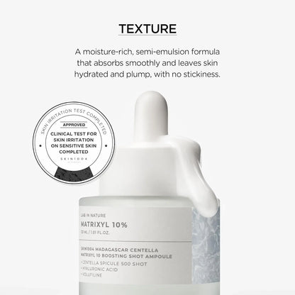 Skin1004 Madagascar Centella Matrixyl 10 Boosting Shot Ampoule 30ml