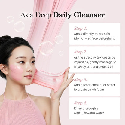 MEDICUBE PDRN Pink Niacinamide Whip Cleanser 120ml
