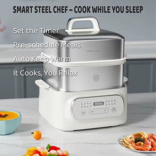 Hoper Layer Multifunctional Three-layer Stainless Steel Steamer AU Modeal.