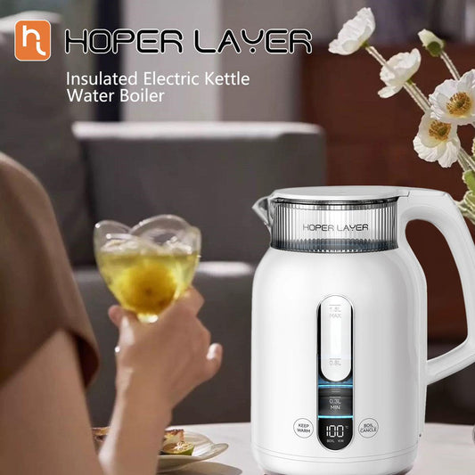 Hoper Layer Insulation Electric Kettle 1.5L 1500W Water Boiler K15-G1.