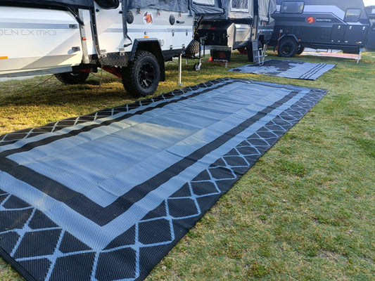 Alfresco 6m x 2.4m recycled poly mat.