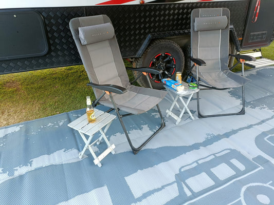 Caravan Camping 4m x 2.14m recycled mat.