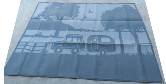 Caravan Camping 4m x 2.14m recycled mat.