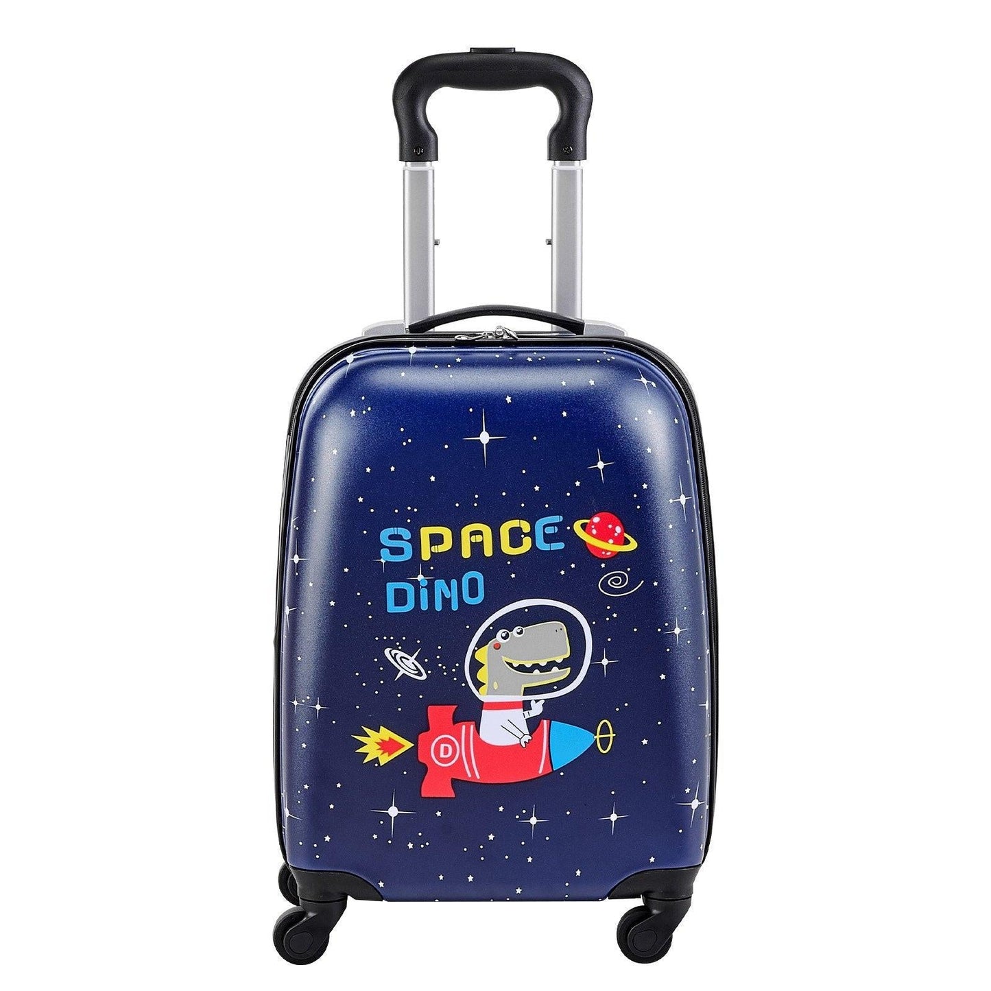 Kids Luggage Set, 2 Piece, 45.7 cm Hardside Rolling Wheels Suitcase with Hard-Shell Backpack, Dinosaur Kids Carry on Luggage Set, Holiday Birthday Present for Girls & Boys, Airline Approved.