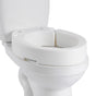 Raised Toilet Seat, 136.1 kg Load Capacity, 88.9 mm Lift Height, Commode Elevated Toilet Seat Riser with Enlarged Opening for Seniors, Elderly, Handicap, Disabled, Adults, Fits Elongated Bowl