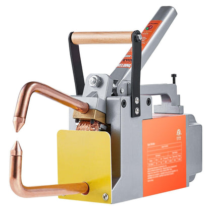 Portable Spot Welder, 1/8-inch Thick Spot Welder Machine with 8KVA Input Capacity, Handheld Welding Tip Gun Metal Sheet Spot Welding Machine for Carbon Steel, Aluminum Sheet.