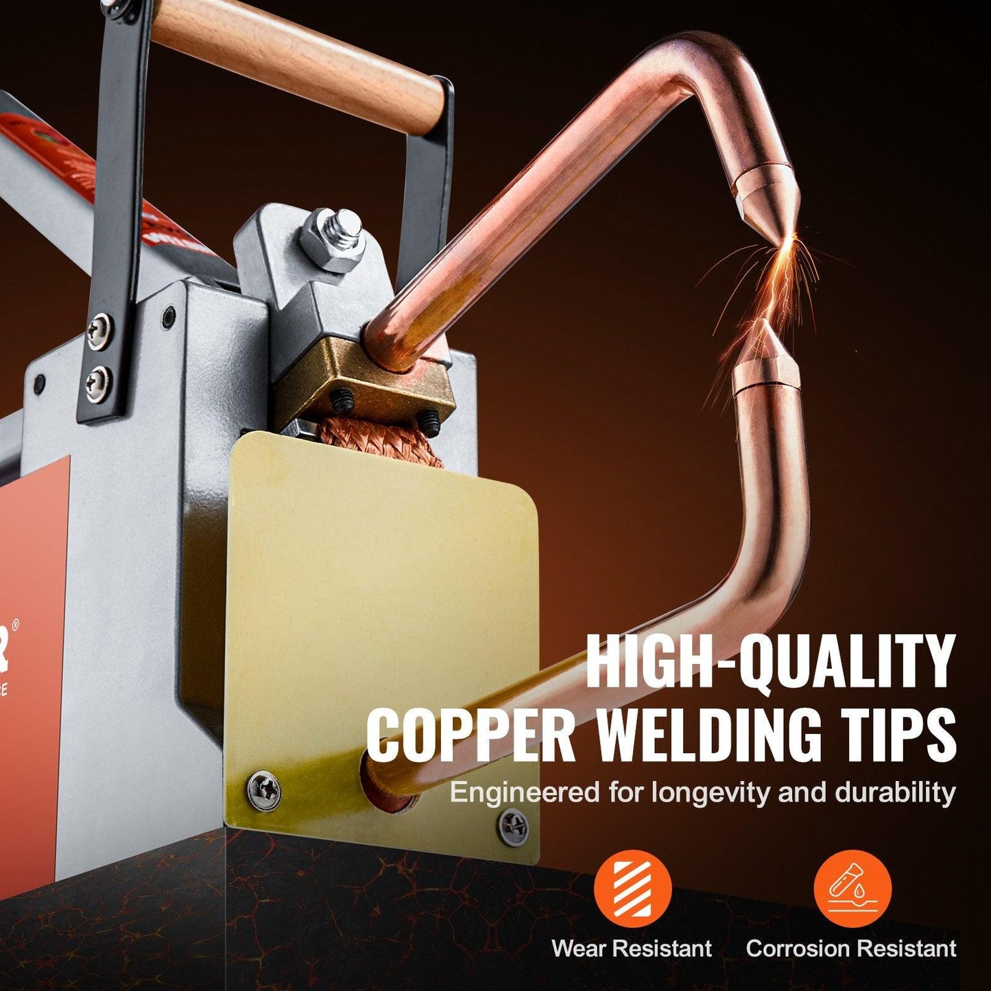 Portable Spot Welder, 1/8-inch Thick Spot Welder Machine with 8KVA Input Capacity, Handheld Welding Tip Gun Metal Sheet Spot Welding Machine for Carbon Steel, Aluminum Sheet.