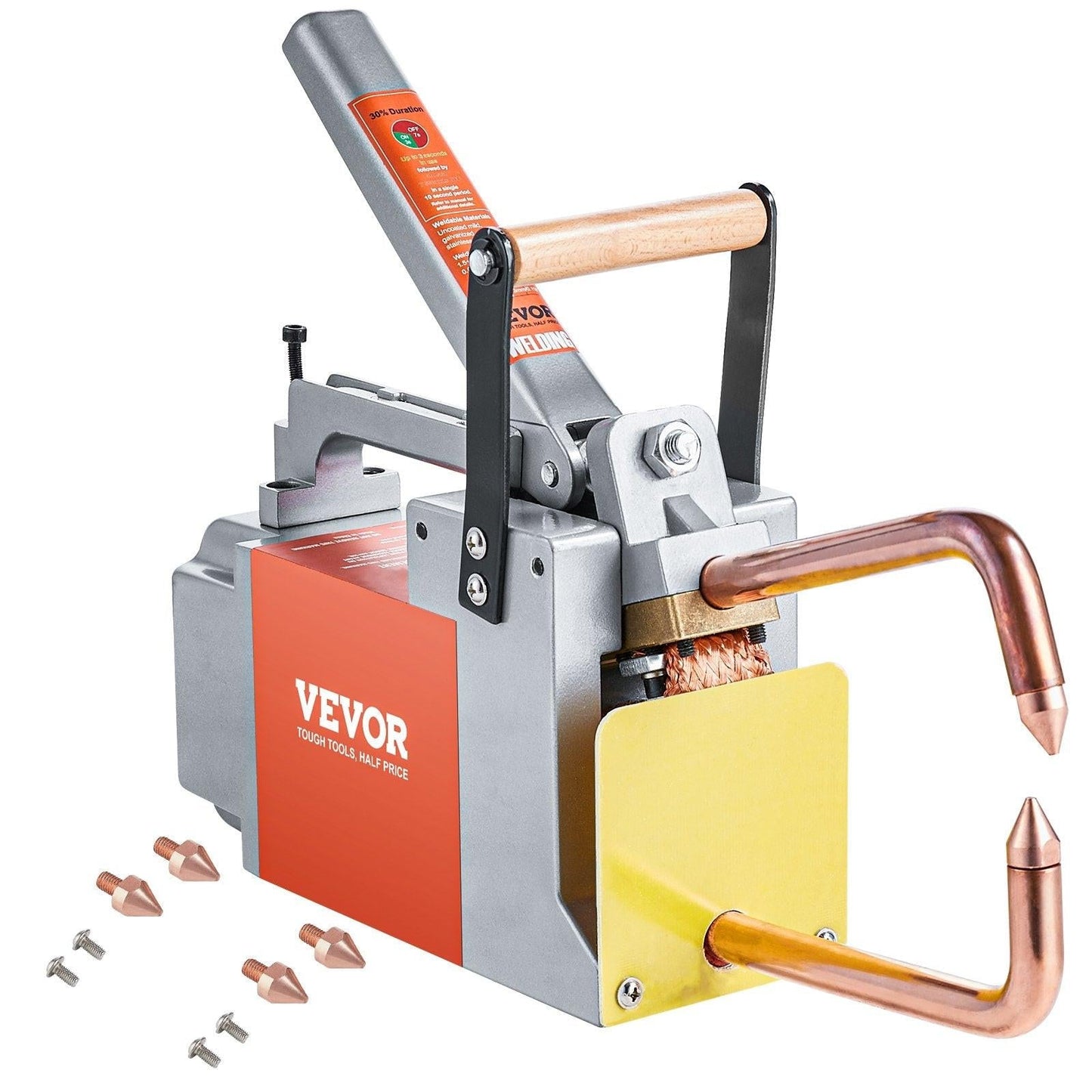 Portable Spot Welder, 1/8-inch Thick Spot Welder Machine with 8KVA Input Capacity, Handheld Welding Tip Gun Metal Sheet Spot Welding Machine for Carbon Steel, Aluminum Sheet.