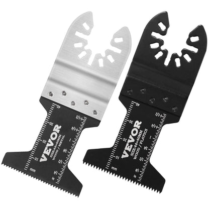 30PCS Multi Tool Blades Kits, Universal Quick Release Oscillating Saw Blades, 8 Types Wood Metal Plastic Oscillating Tool Blades, Fit Dewalt Bosch Milwaukee Hitachi Chicago Craftsman.
