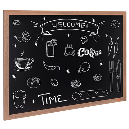 35"x46" Rustic Wood Framed Chalkboard Wall Hanging Magnetic Wedding Sign