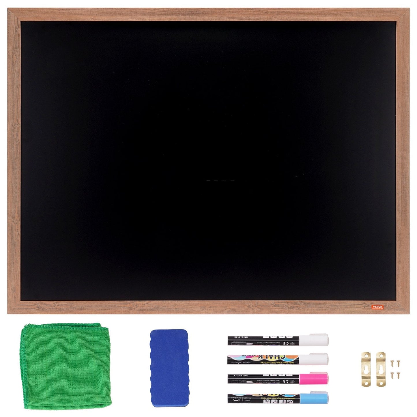 35"x46" Rustic Wood Framed Chalkboard Wall Hanging Magnetic Wedding Sign