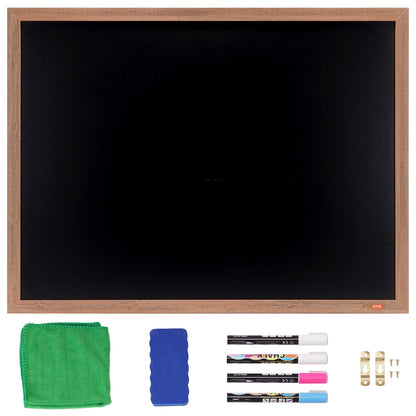 35"x46" Rustic Wood Framed Chalkboard Wall Hanging Magnetic Wedding Sign