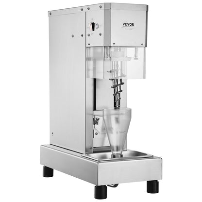 Ice Cream Blender, 750W High-Speed Ice Cream Maker Mixer Stir Machine 1740RPM, 304 Stainless Steel Ice Cream Shaker, Long Handle + PC Protective Shield, Customizable with any Flavor of Ice Cream