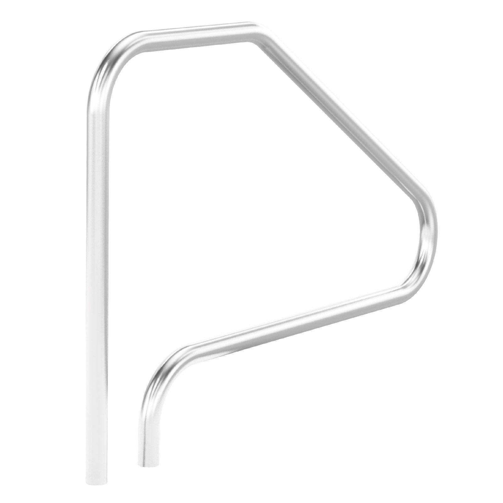 Pool Handrail 46 x 37 inch Stainless Steel (Pre-built) for Indoor/Outdoor.