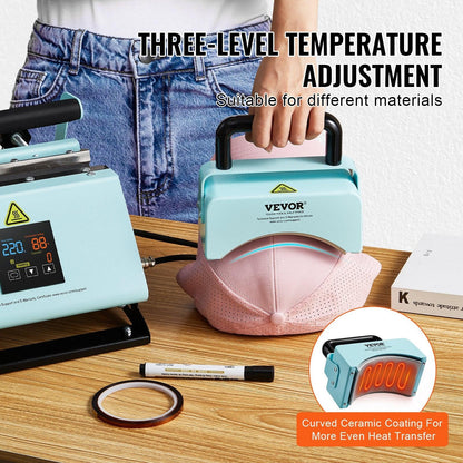 2 in 1 Tumbler and Hat Heat Press Machine Heat Machine for Caps Hats Mugs.
