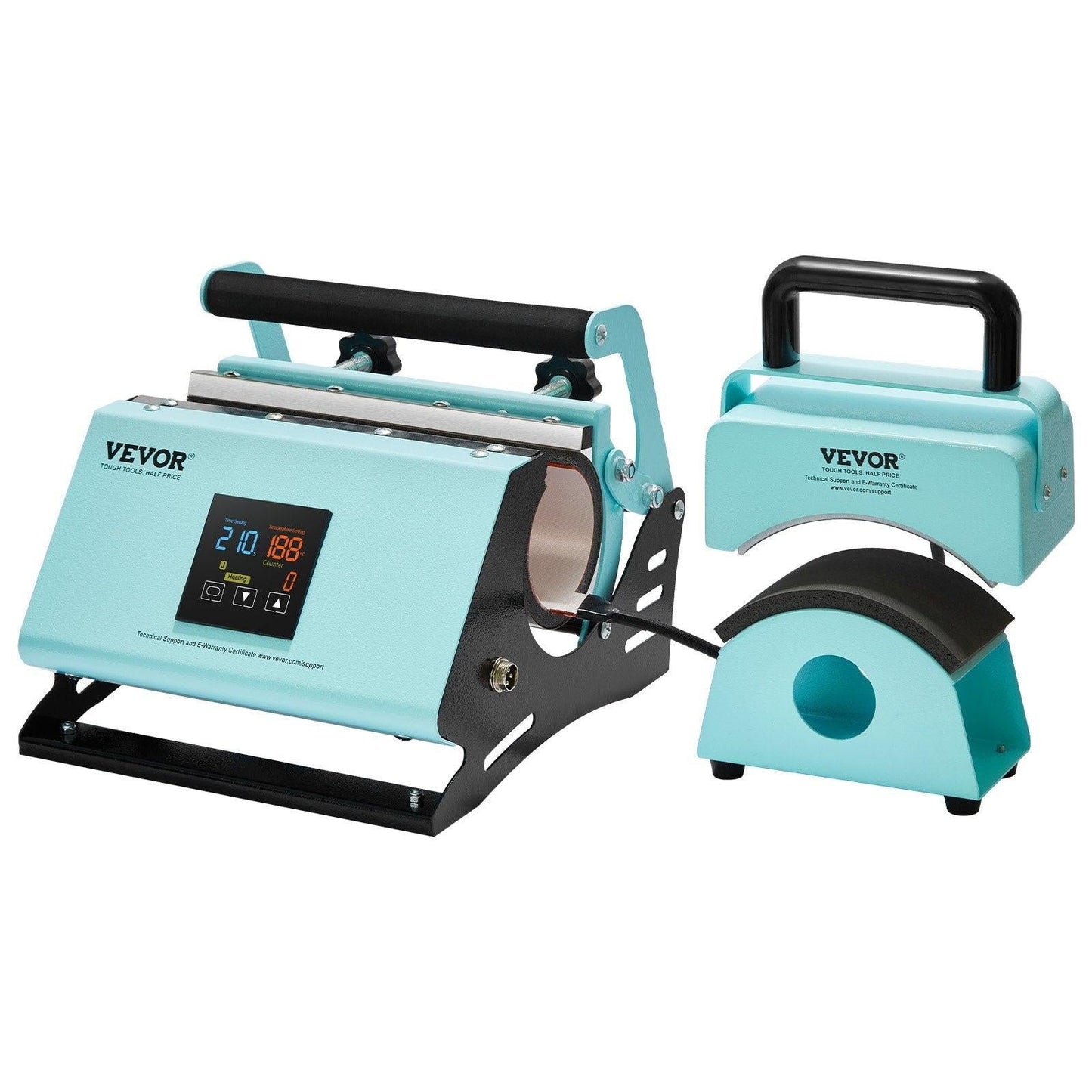 2 in 1 Tumbler and Hat Heat Press Machine Heat Machine for Caps Hats Mugs.