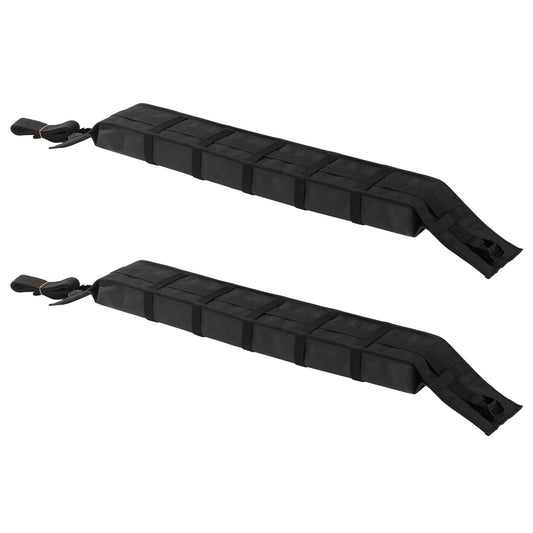 Soft Roof Rack Pads 33in 176lbs Load Capacity for Kayak Canoe Surfboard Luggage.