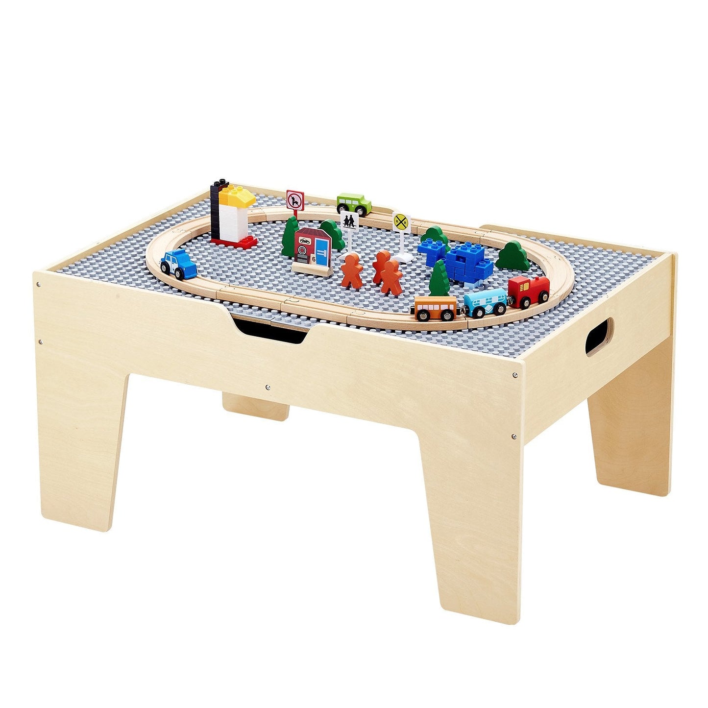 Multi-Purpose Activity Play Table 290 Building Bricks & 30 PCS Accessories.