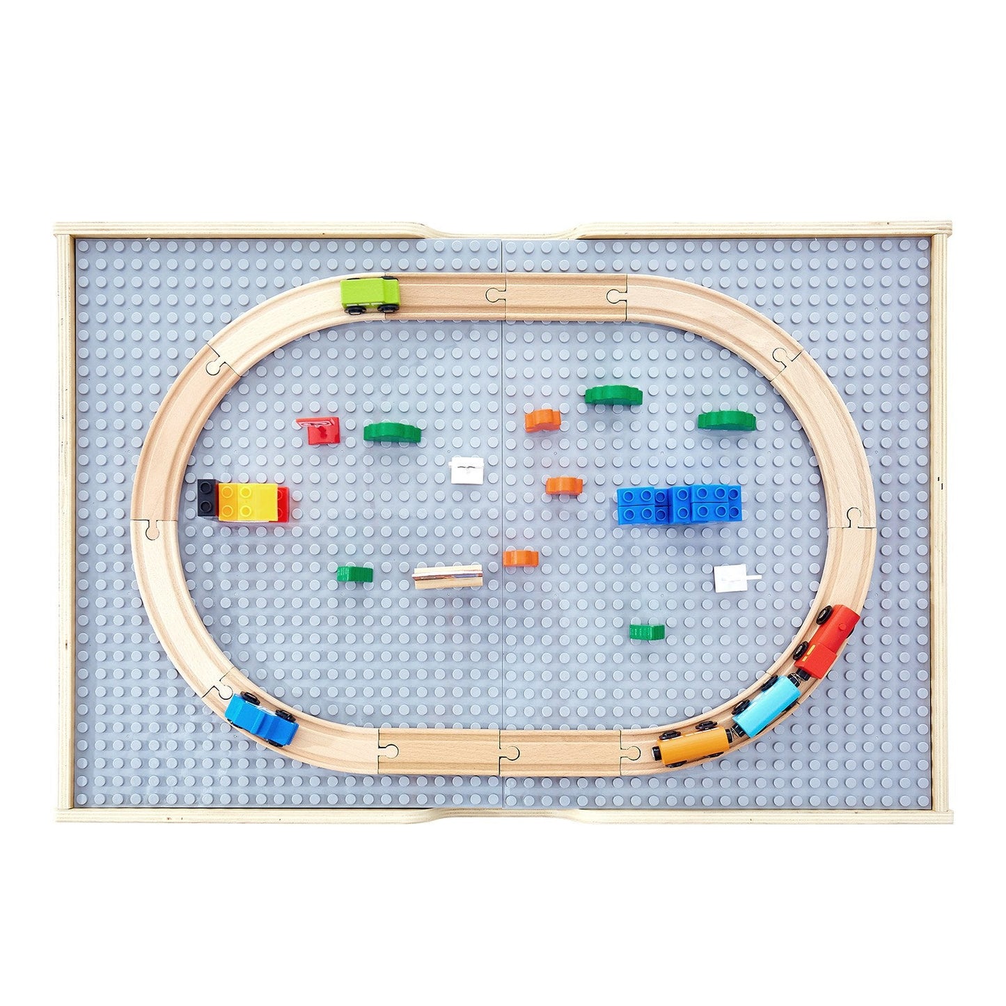 Multi-Purpose Activity Play Table 290 Building Bricks & 30 PCS Accessories.