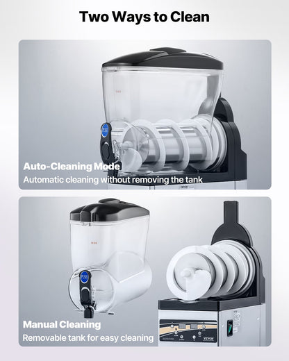 Commercial Slushy Machine 15L Margarita Smoothie Frozen Drink Maker