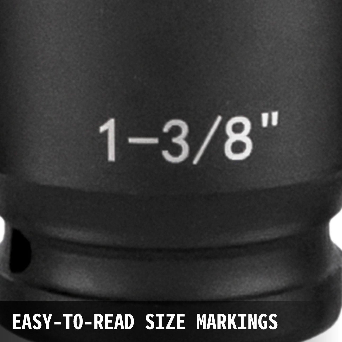Impact Socket Set 1/2 Inches 19 Piece Impact Sockets, Standard Socket Assortment, 1/2 Inches Drive Socket Set Impact Standard SAE (3/8 Inches to 1-1/2 Inches) 6-point Hex Sockets.