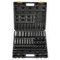 Impact Socket Set 43 Piece Impact Sockets, Standard Socket Assortment, Drive Socket Set 6-Point Sockets Metric 9-30mm (Standard/Deep).