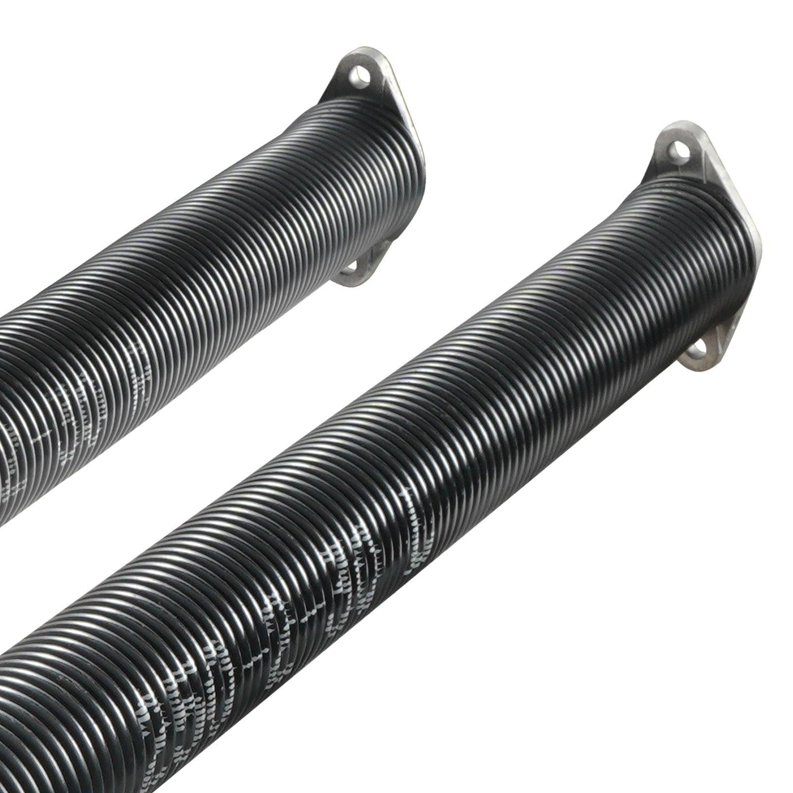 Garage Door Torsion Springs, 16000 Cycles, Pair of 0.25 x 2 x 30inch, Garage Door Springs with Non-Slip Winding Bars, Mounting Tool and Gloves, Electrophoresis Coated, for Replacement.