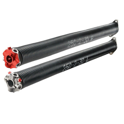 Garage Door Torsion Springs, 16000 Cycles, Pair of 0.25 x 2 x 30inch, Garage Door Springs with Non-Slip Winding Bars, Mounting Tool and Gloves, Electrophoresis Coated, for Replacement.