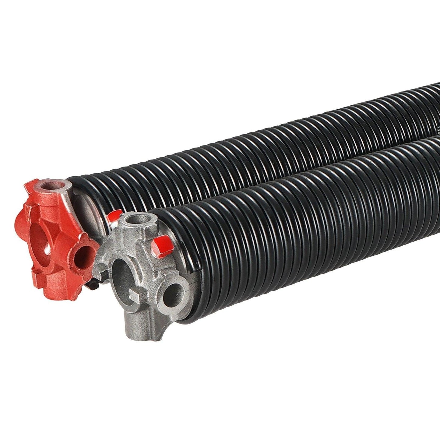 Garage Door Torsion Springs, 16000 Cycles, Pair of 0.25 x 2 x 30inch, Garage Door Springs with Non-Slip Winding Bars, Mounting Tool and Gloves, Electrophoresis Coated, for Replacement.