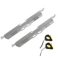 Wheel Alignment Tool, 2-Pack Toe Alignment Toe Plates, Stainless Steel Wheel Alignment Tool Plate, Toe Angle Accurate Measurement, Includes 2 Measuring Tapes & Conversion Chart.