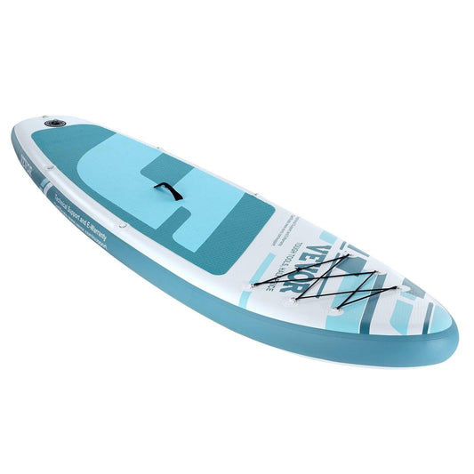 Inflatable Stand Up Paddle Board, 152 mm Wide SUP Paddleboard, with Board Accessories, Pump, Paddle, Fin, Phone Bag, Backpack, Ankle Leash, Repair Kit, Non-slip Deck for Youth & Adults.