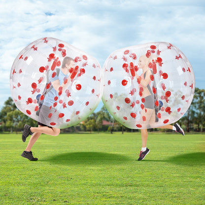 Inflatable Bumper Ball 1-Pack, 5FT/1.5M Body Sumo Zorb Balls for Teen & Adult, 0.8mm Thick PVC Human Hamster Bubble Balls for Outdoor Team Gaming Play, Bumper Bopper Toys for Garden, Yard, Park