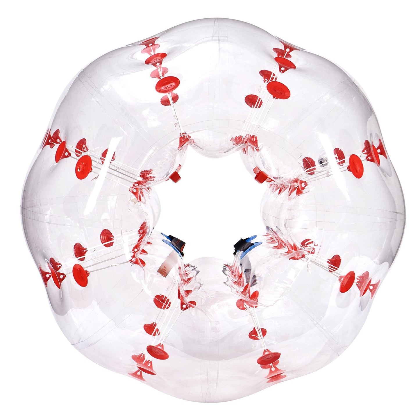 Inflatable Bumper Ball 1-Pack, 5FT/1.5M Body Sumo Zorb Balls for Teen & Adult, 0.8mm Thick PVC Human Hamster Bubble Balls for Outdoor Team Gaming Play, Bumper Bopper Toys for Garden, Yard, Park