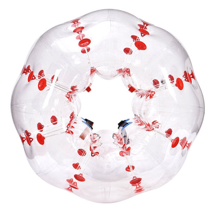 Inflatable Bumper Ball 1-Pack, 5FT/1.5M Body Sumo Zorb Balls for Teen & Adult, 0.8mm Thick PVC Human Hamster Bubble Balls for Outdoor Team Gaming Play, Bumper Bopper Toys for Garden, Yard, Park