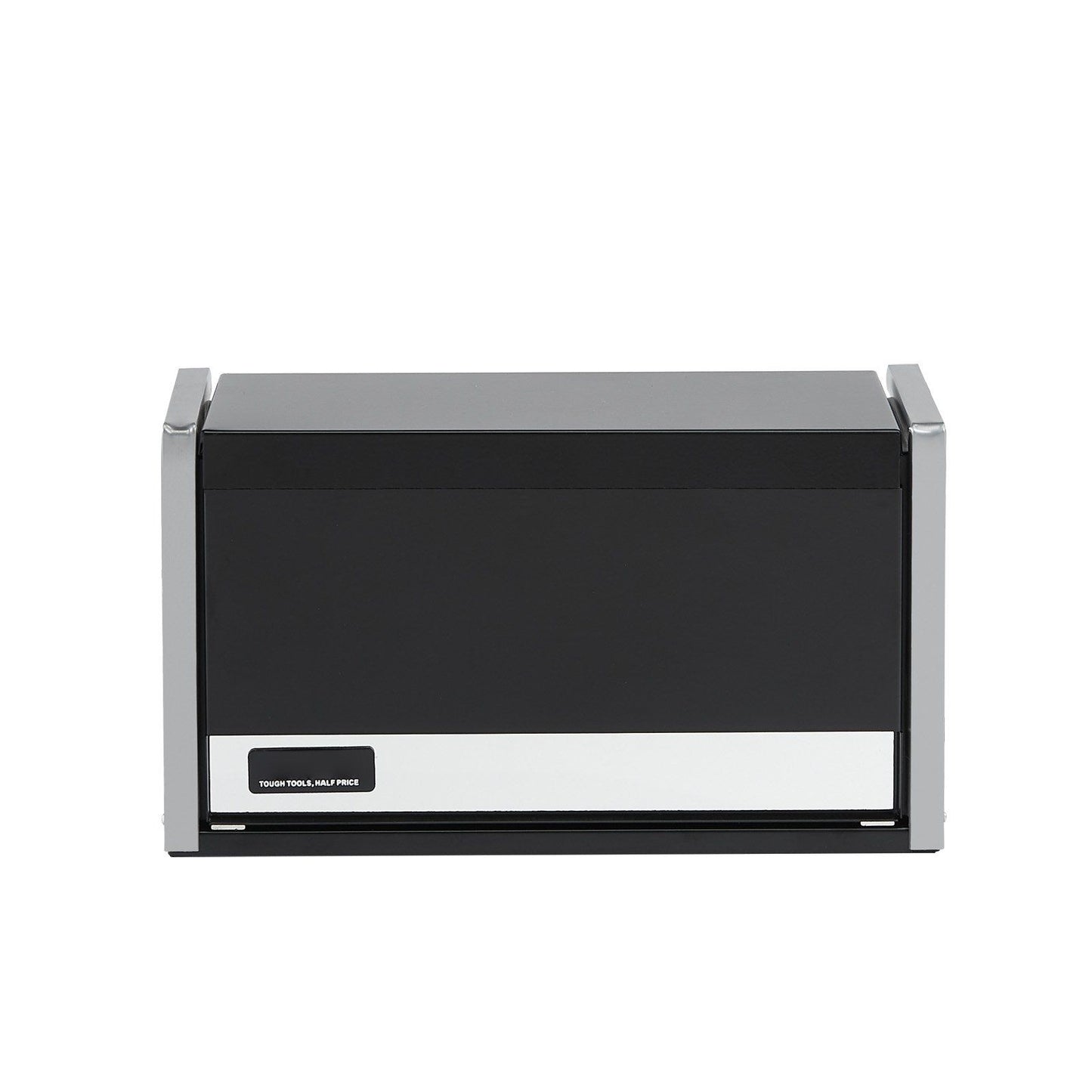 Metal Tool Box, 8.6-inch, Portable Metal Tool Box with 3 Drawers, Small Tool Chest with EVA Liners and PP Feet Pads, Heavy-Duty Steel With Ball Bearing Opening and Powder Coated Finish, Black