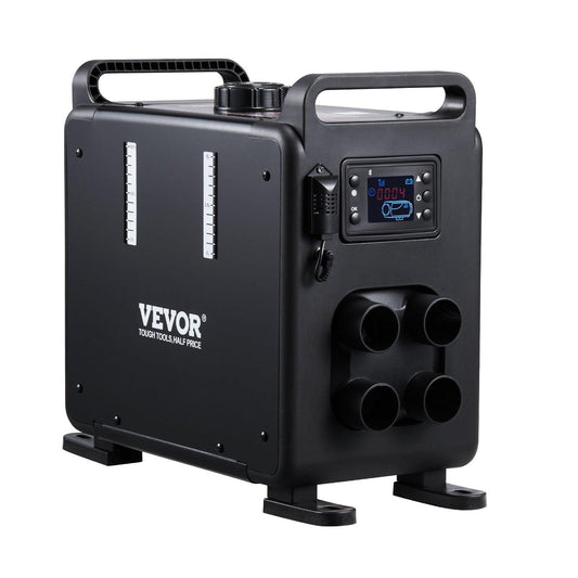 8KW Diesel Heater, 12V/24V All in One Diesel Air Heater, Bluetooth APP Control, Remote Control and Display Screen, CO Alarm, Fast Heating Vertical Portable Diesel Heater for Vehicles, Garage.