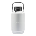 Liquid Nitrogen Tank, 3 L Aluminum Alloy Liquid Nitrogen Container, LN2 Tank Dewar with 6 Canisters and Carry Bag with Straps, Cryogenic Tank for Beauty Industry, Semen Preservation, Scientific