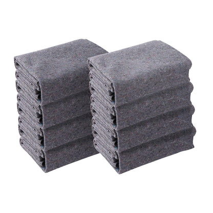 Moving Blankets, 1829 x 1372 mm, 12 kg/dz Weight, 12 Pack, Professional Recycled Cotton Packing Blanket, Large Heavy Duty Shipping Mover Pads Perfect for Protecting Furniture, Floors, Appliances