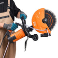 30.48cm Electric Concrete Saw Wet/Dry Saw Cutter with Water Pump and Blade.